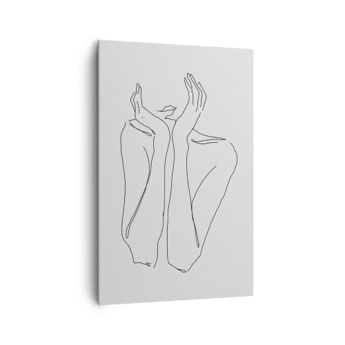 Quadro em tela - Com o que sonham as meninas - 80x120 cm