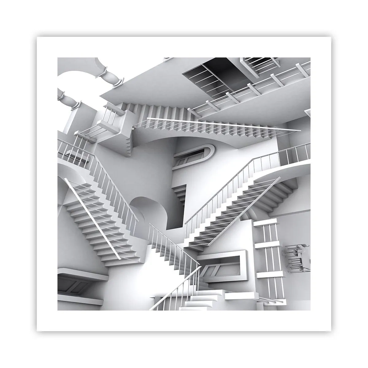 Pôster - Paradoxos do espaço - 50x50 cm