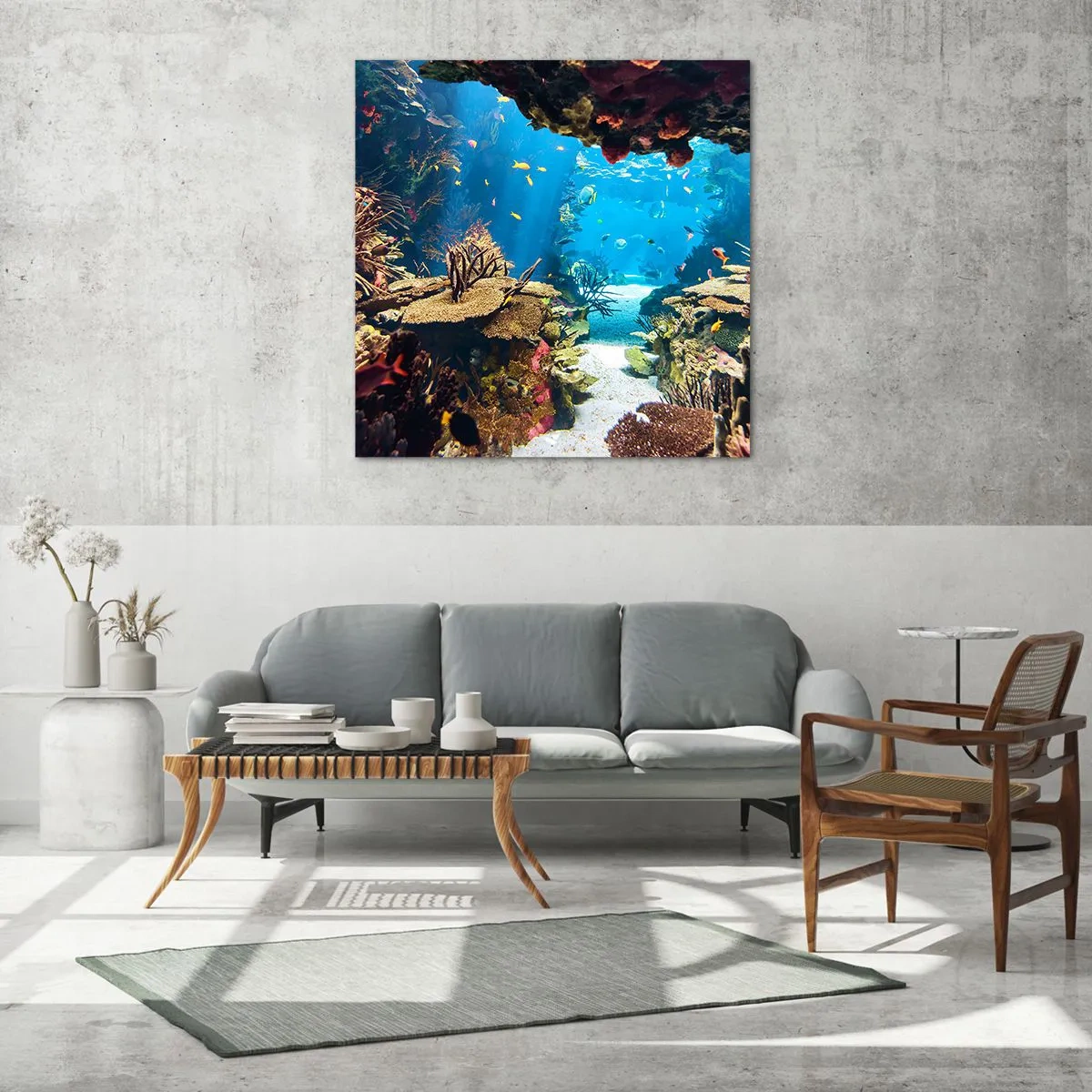 Quadro em vidro - Mais belo que um sonho - 60x60 cm