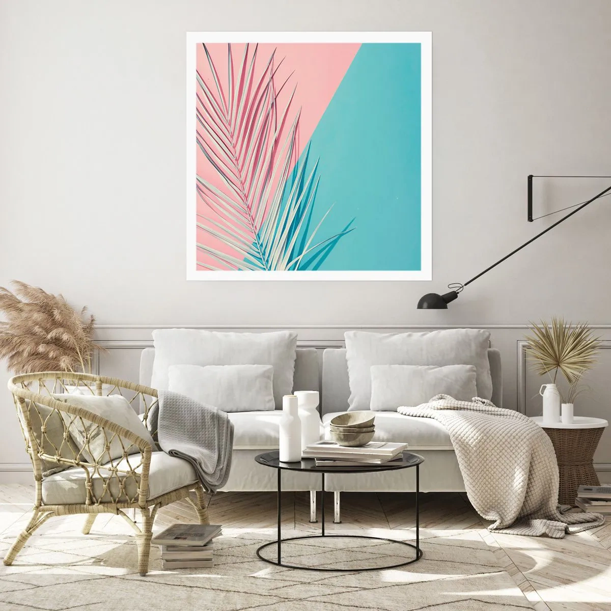 Pôster - Impressão tropical - 40x40 cm
