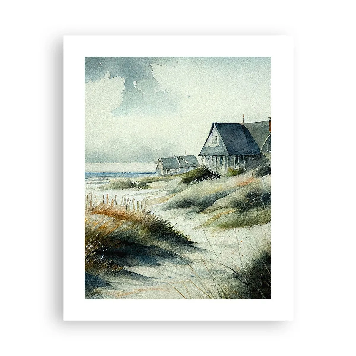 Pôster - Longe da agitação - 40x50 cm
