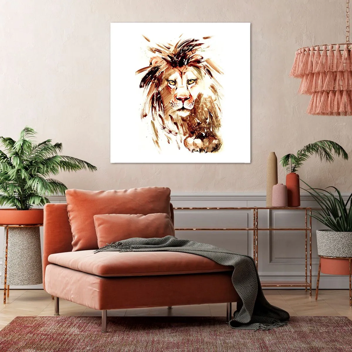 Quadro em tela - Força e dignidade - 70x70 cm