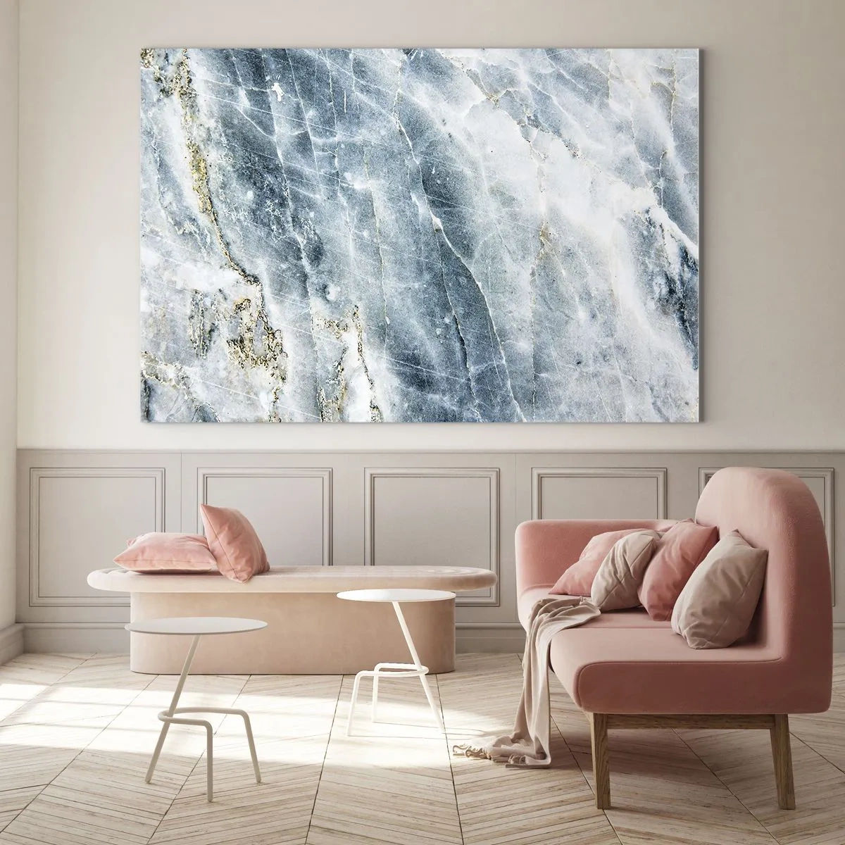 Quadro em vidro - O mundo do Gelo - 100x70 cm