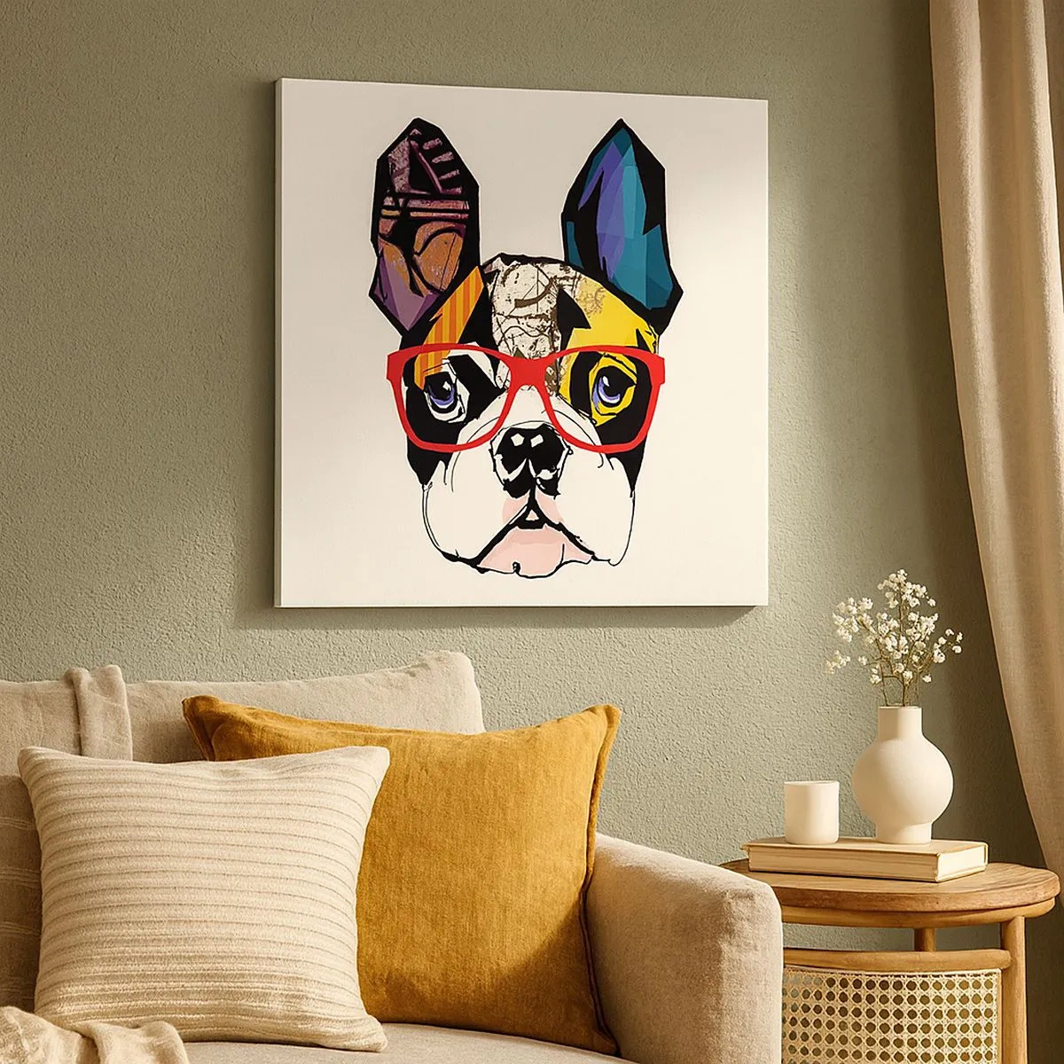 Quadro em tela - Intelectual - 30x30 cm