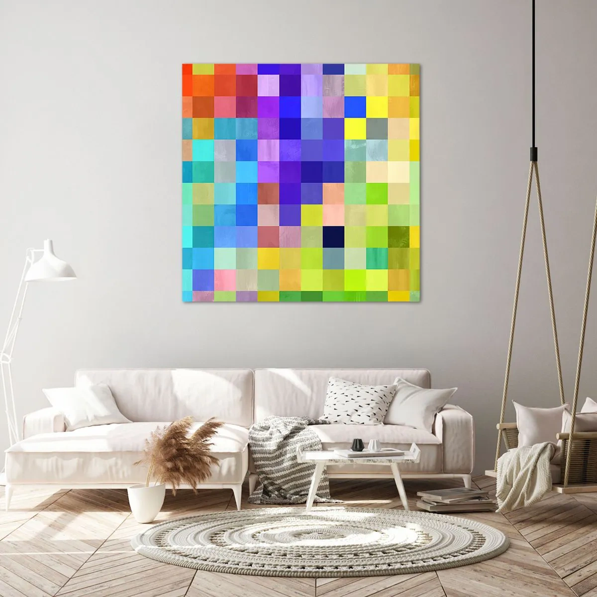 Quadro em tela - Todos diferentes, todos iguais - 50x50 cm