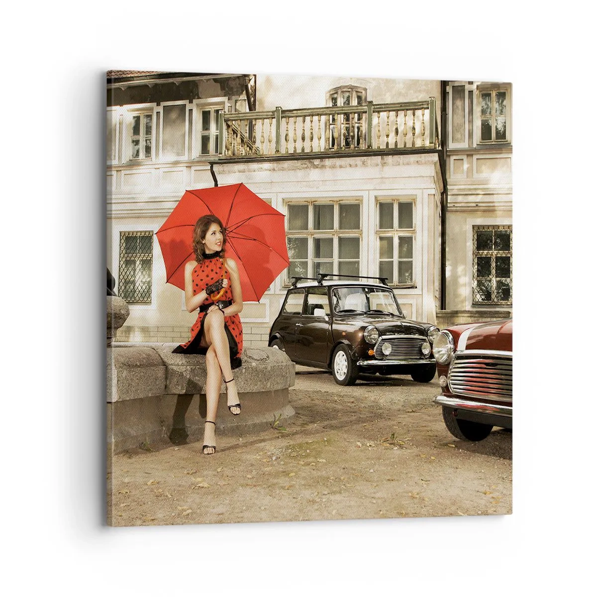 Quadro em tela - Mini-viagem sentimental - 70x70 cm