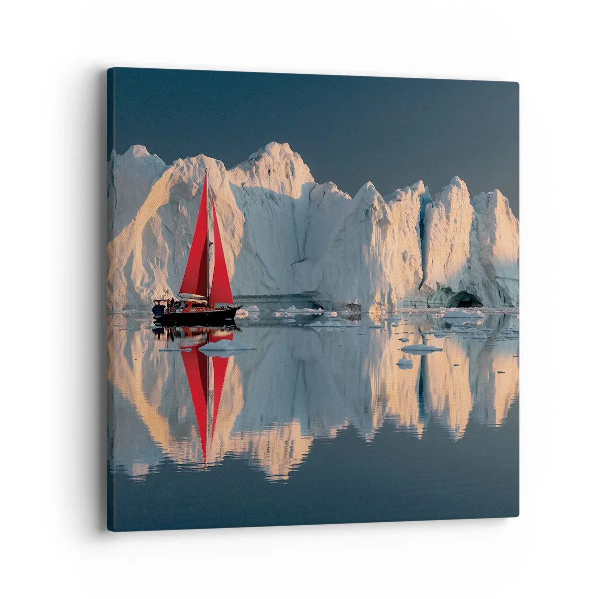 Quadro em tela - No fim do mundo - 40x40 cm