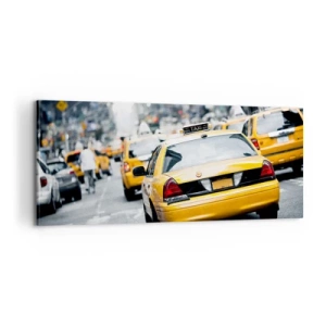 Quadro em tela - Apenas nesta cidade - 100x40 cm