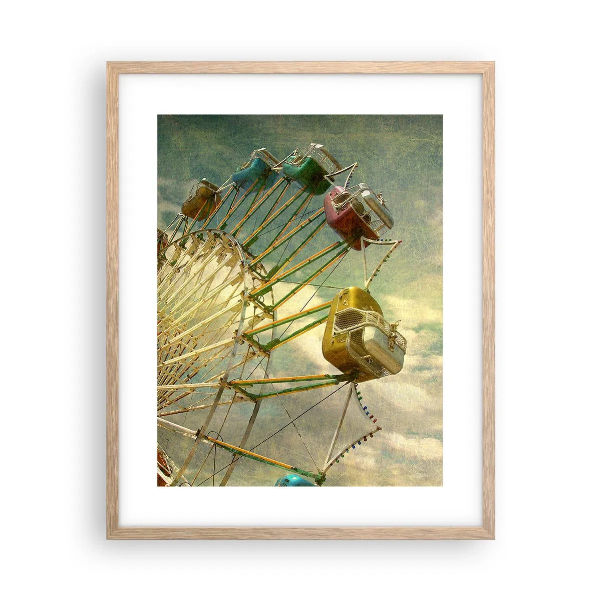 Pôster com moldura de carvalho claro - Será divertido… - 40x50 cm