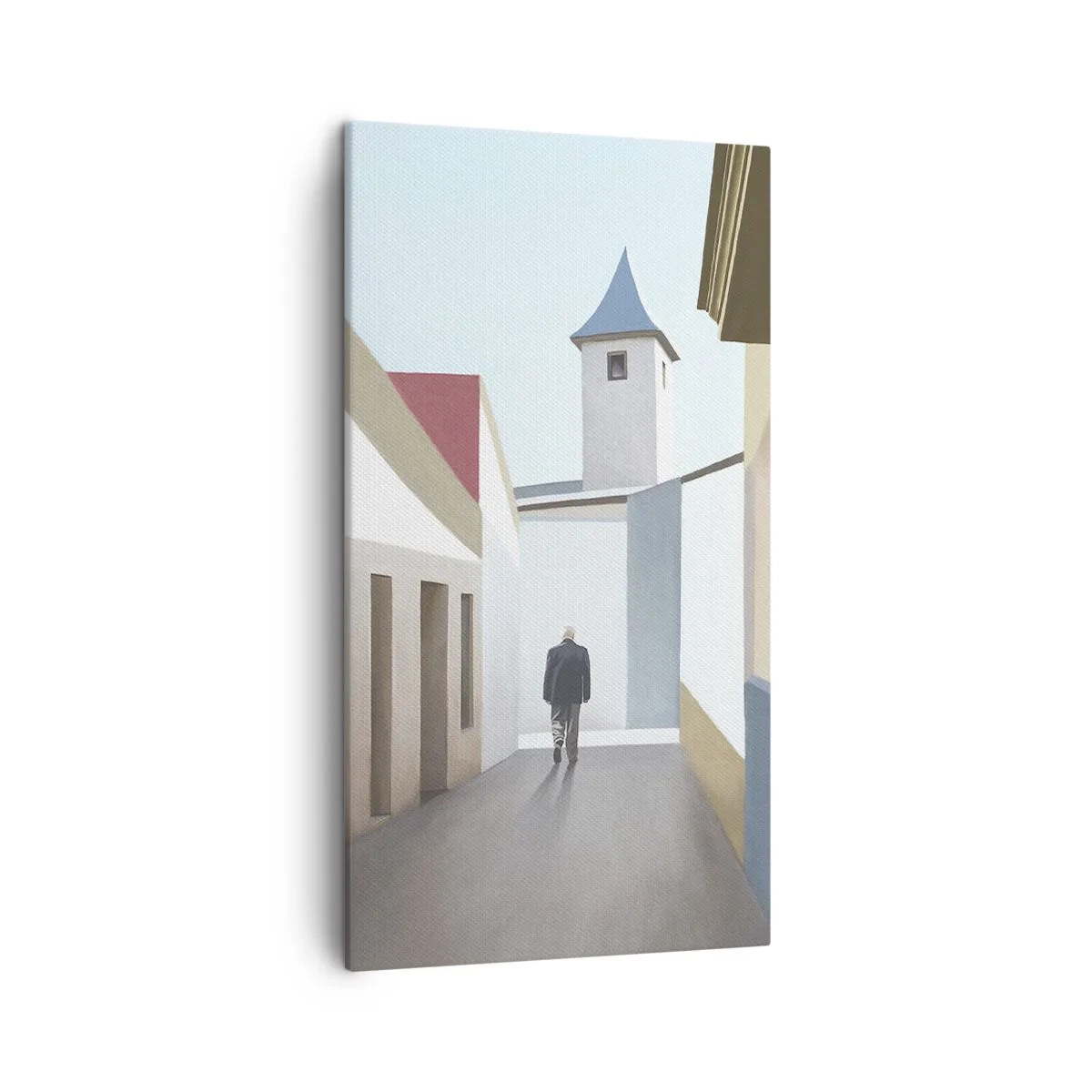 Quadro em tela - Um passeio ensolarado - 45x80 cm