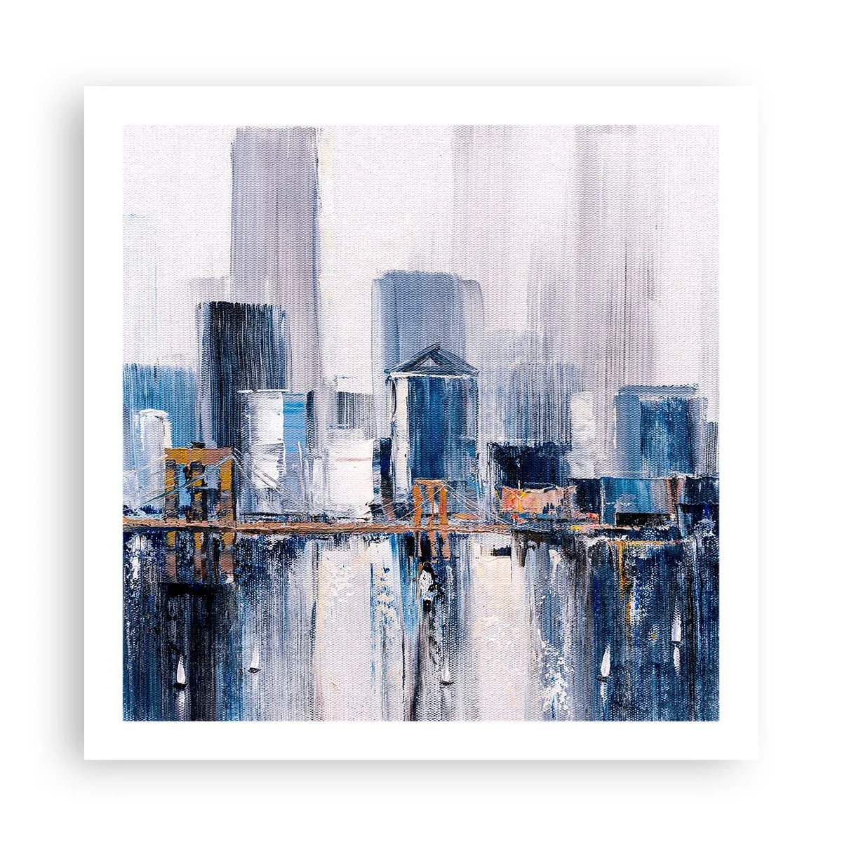 Pôster - Impressão de Nova York - 60x60 cm
