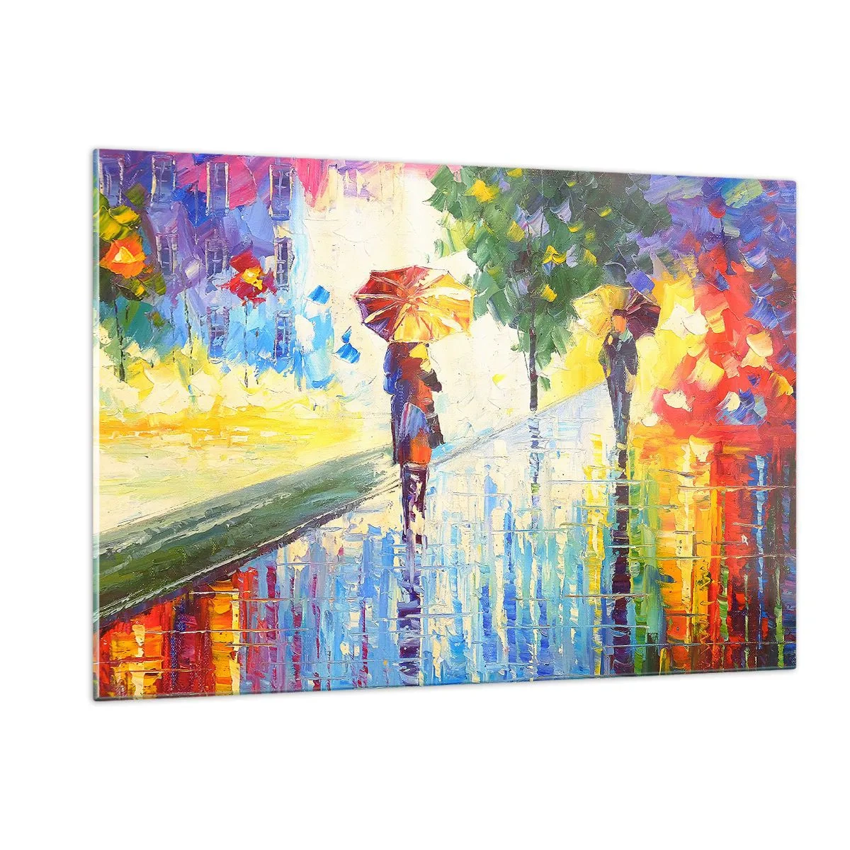 Quadro em vidro - E tudo está claro - 120x80 cm