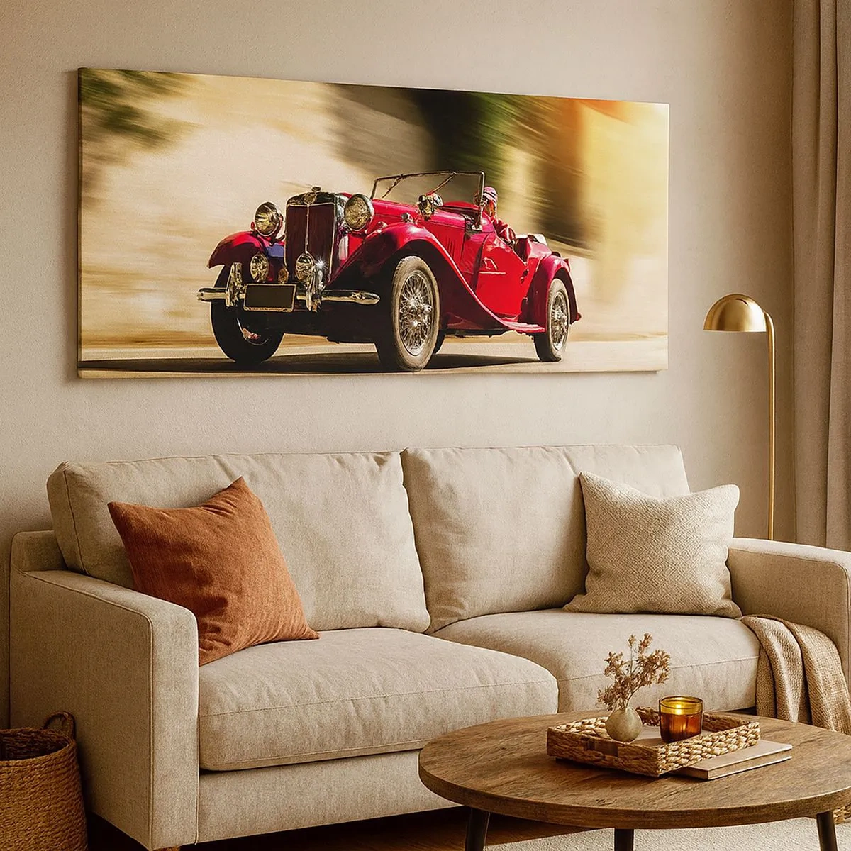 Quadro em tela - Mais bonita que a Vitória de Samotrácia - 100x40 cm