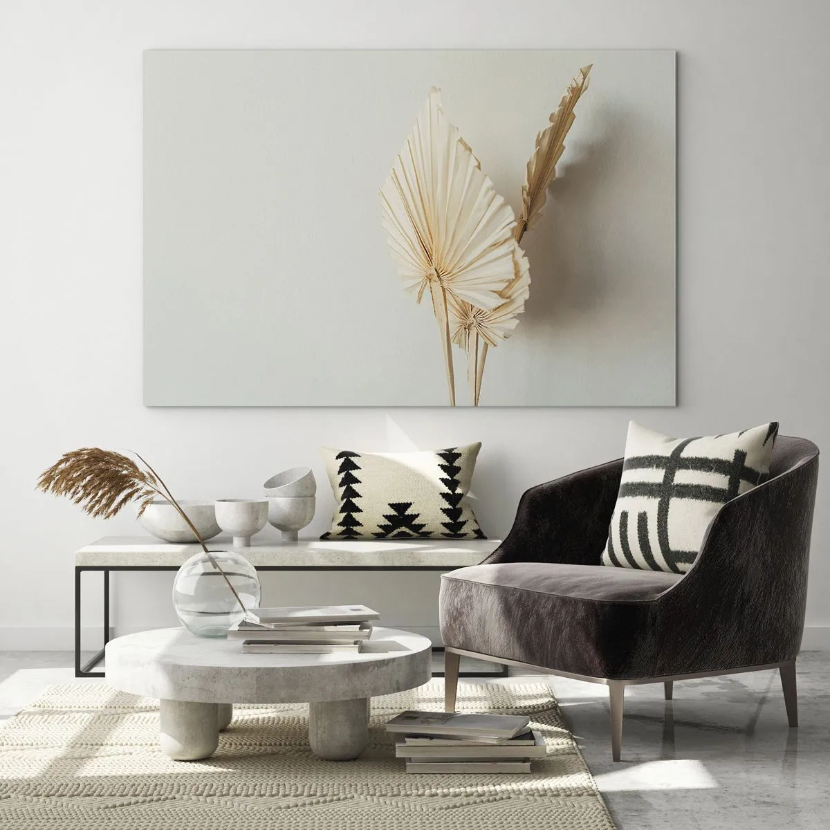 Quadro em vidro - Quando precisas de alívio - 100x70 cm
