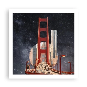 Pôster - Sempre no centro - 60x60 cm