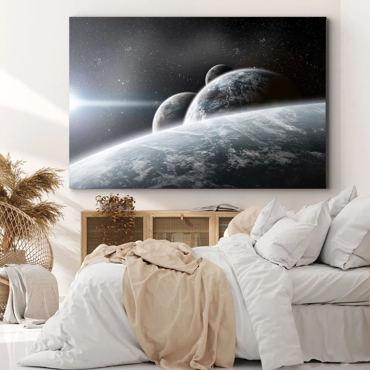 Quadro em tela - Música cósmica das esferas - 120x80 cm