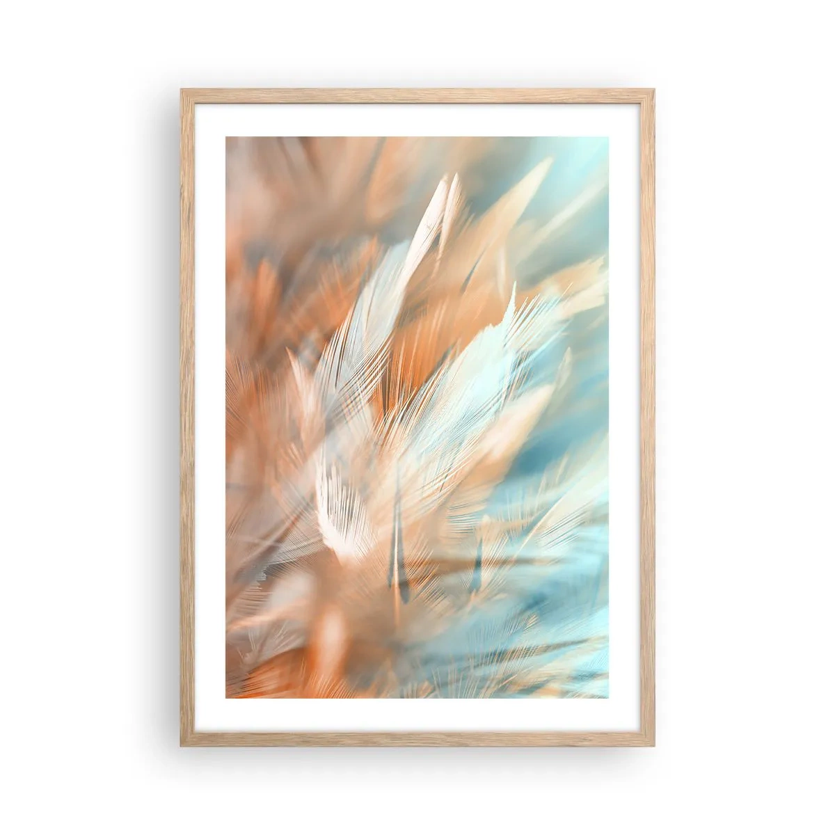 Pôster com moldura de carvalho claro - Na terra da gentileza - 50x70 cm