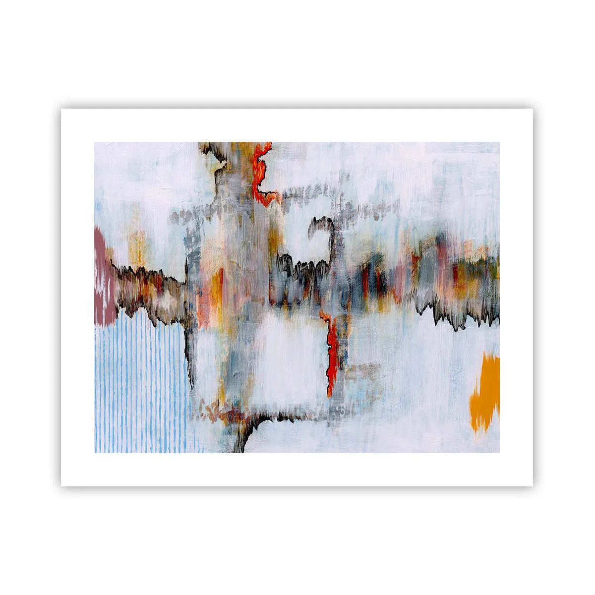 Pôster - Com um palito na água - 50x40 cm