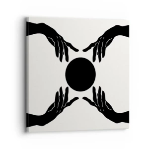 Quadro em tela - Sinal secreto - 30x30 cm