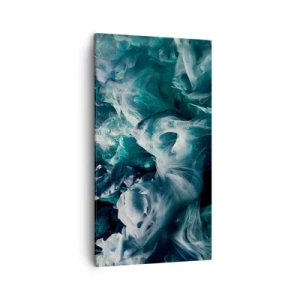 Quadro em tela - Movimento de cores - 45x80 cm