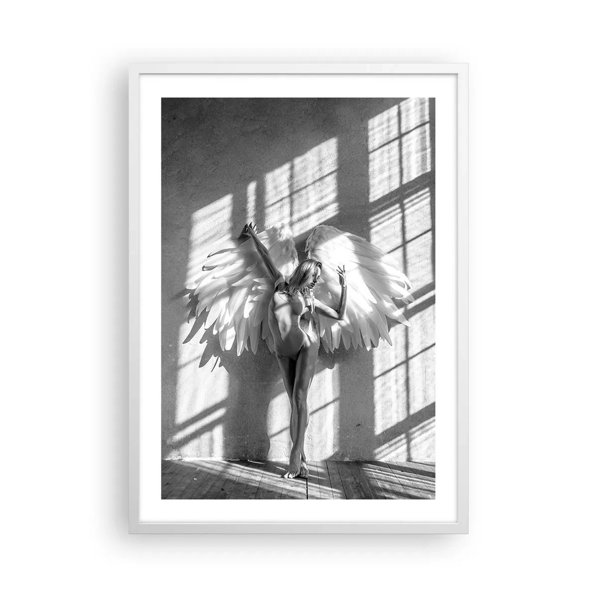 Pôster em moldura branca - Direto do céu - 50x70 cm