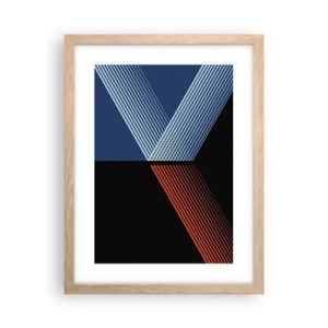 Pôster com moldura de carvalho claro - Uma história simples - 30x40 cm