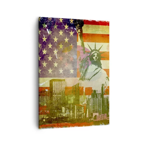 Quadro em tela - Viva a América! - 50x70 cm