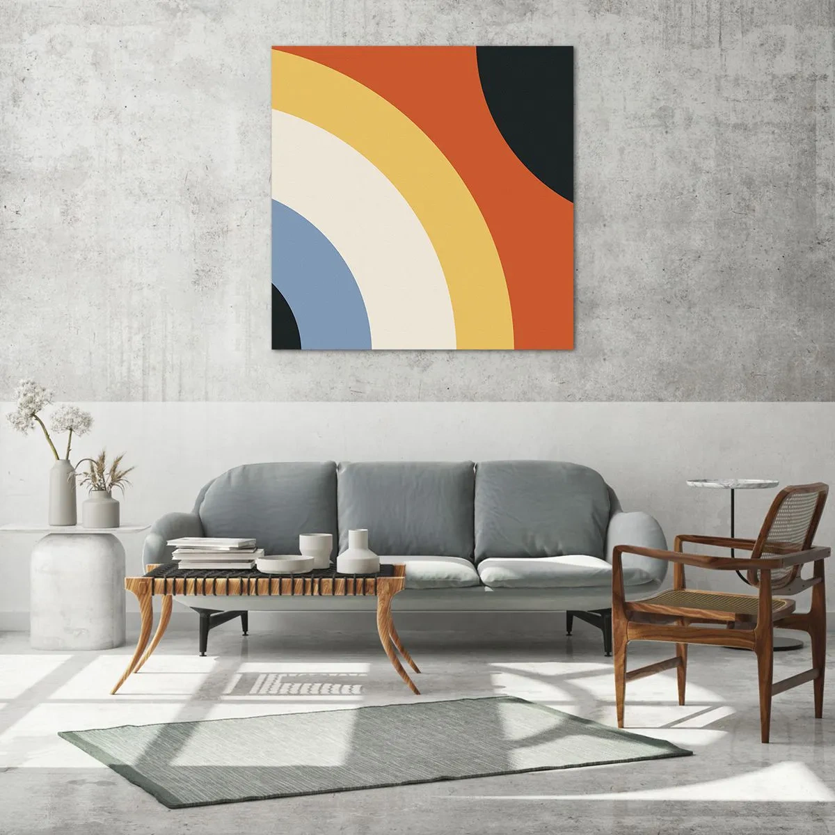 Quadro em vidro - Um para o outro - 30x30 cm