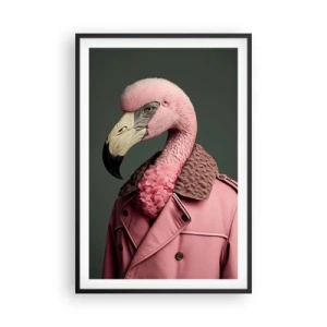 Pôster com moldura preta - Verdadeira elegância - 61x91 cm