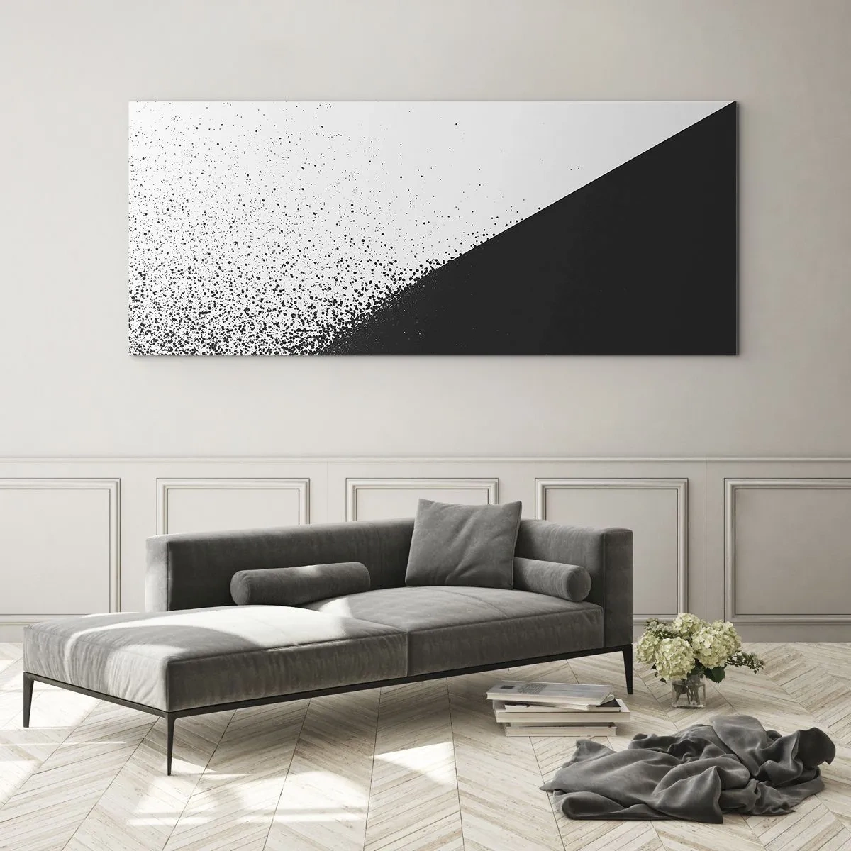 Quadro em vidro - Cada vez mais rápido, cada vez mais - 100x40 cm