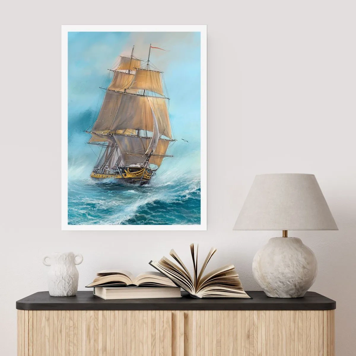 Pôster - Correndo sobre as ondas - 61x91 cm