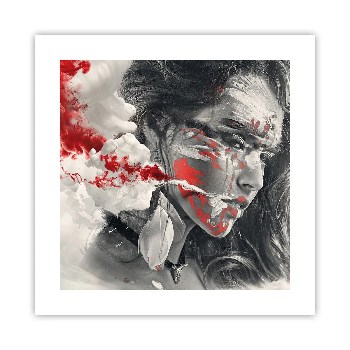 Pôster - Nos fumos do absurdo - 40x40 cm