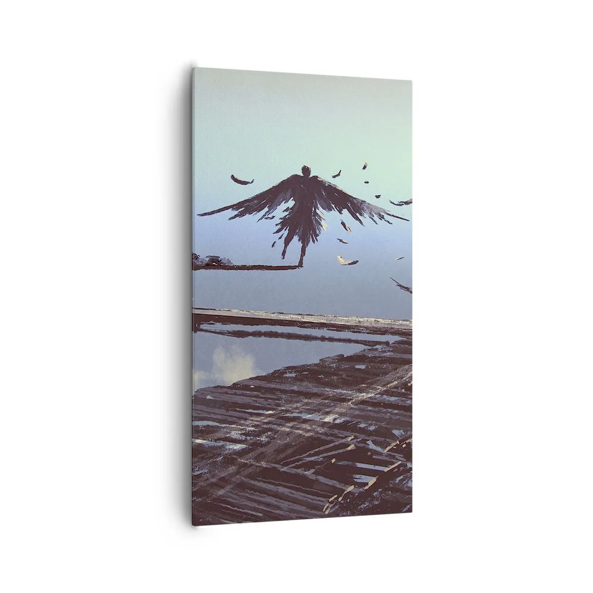 Quadro em tela - Ícaro eternamente vivo - 65x120 cm