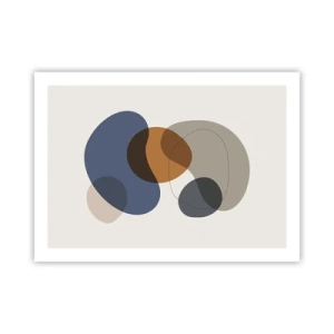 Pôster - Gotas de cor - 70x50 cm