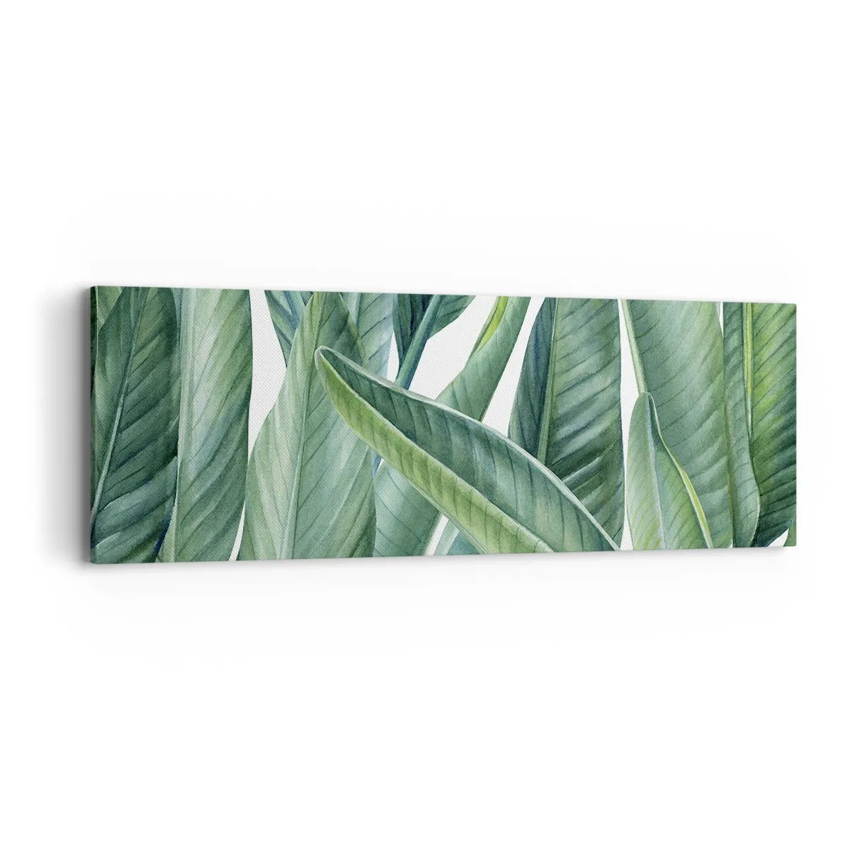 Quadro em tela - O próprio verde - 90x30 cm