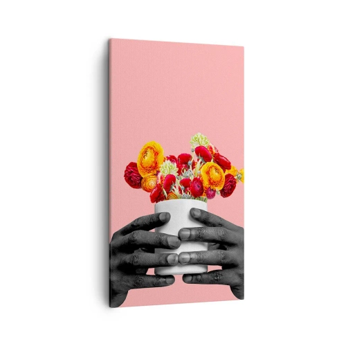 Quadro em tela - A apoteose da vida - 45x80 cm