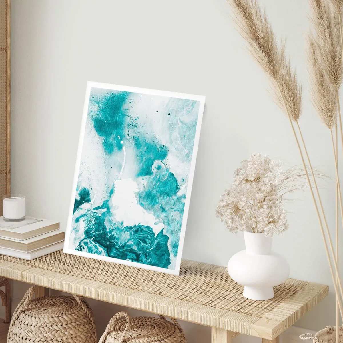 Pôster - Inundado em azul - 50x70 cm