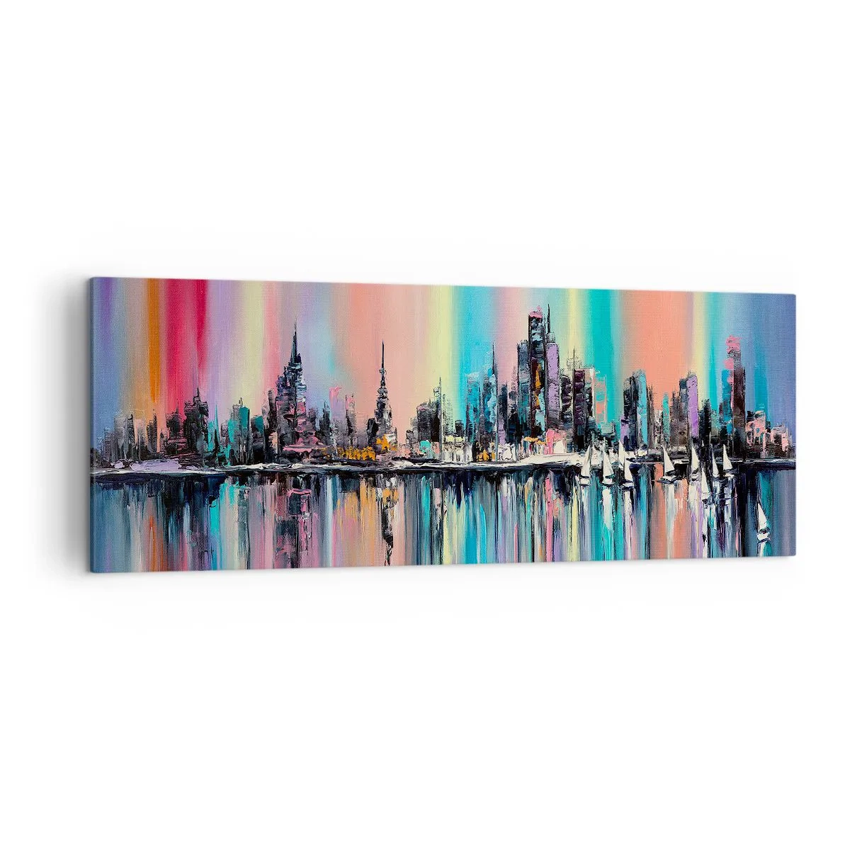 Quadro em tela - Brilho da noite - 140x50 cm