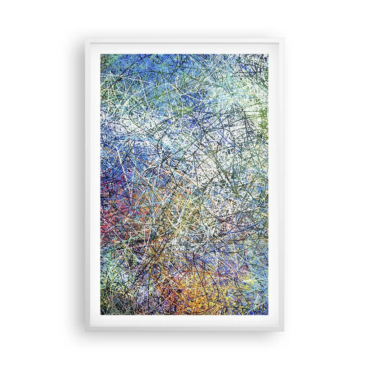 Pôster em moldura branca - Não é assim tão simples - 61x91 cm