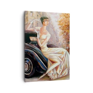 Quadro em tela - Elegância retro - 50x70 cm