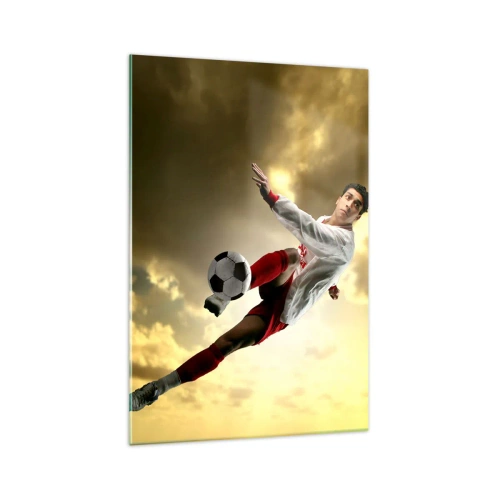 Quadro em vidro - O céu do futebol - 70x100 cm