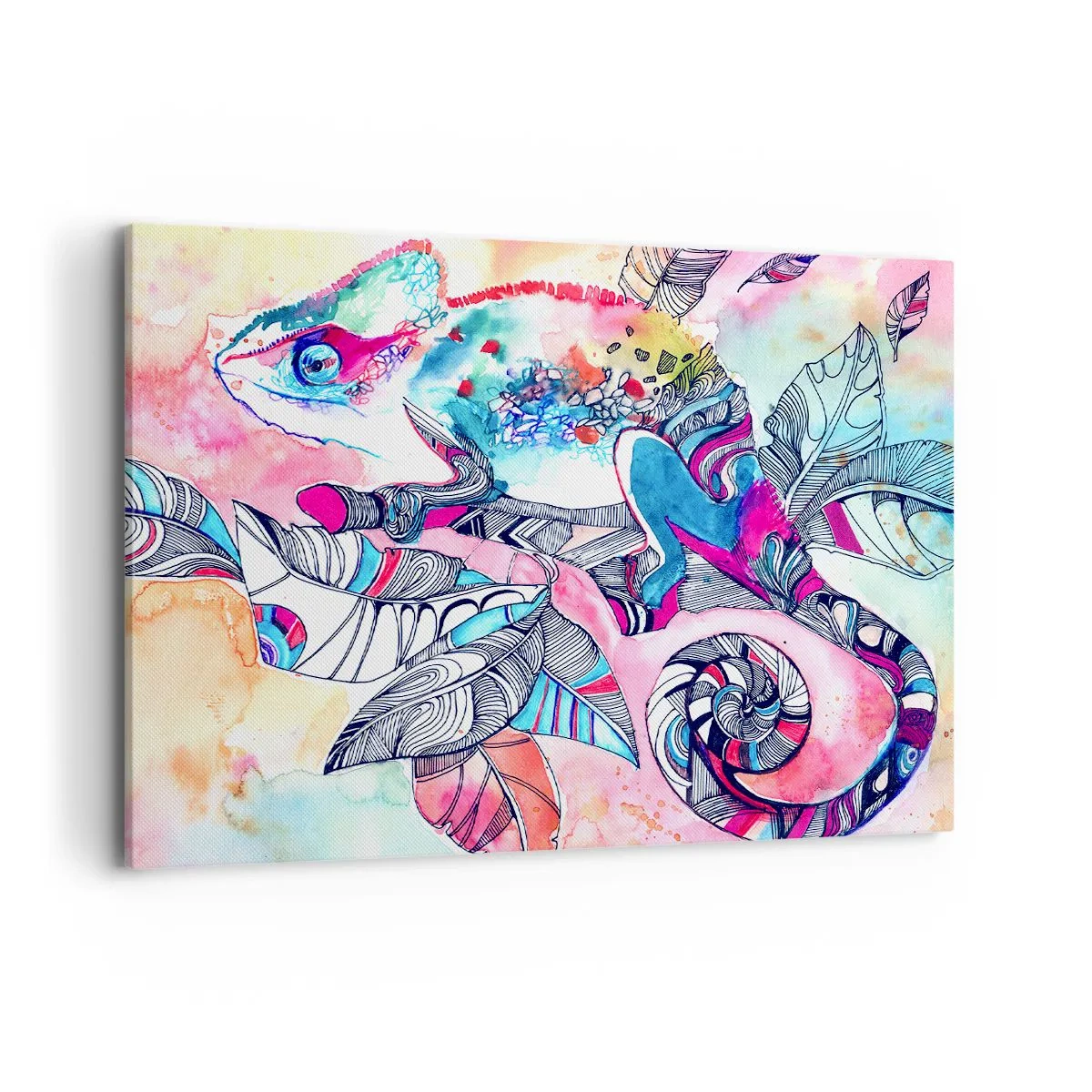 Quadro em tela - Colorido como o nosso mundo - 100x70 cm