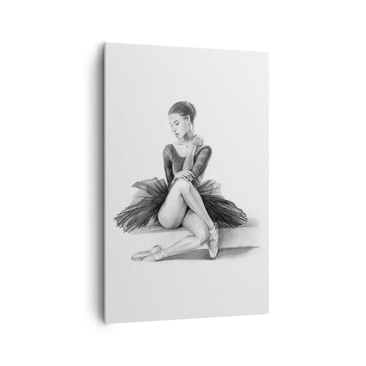 Quadro em tela - Encantada pela dança - 80x120 cm