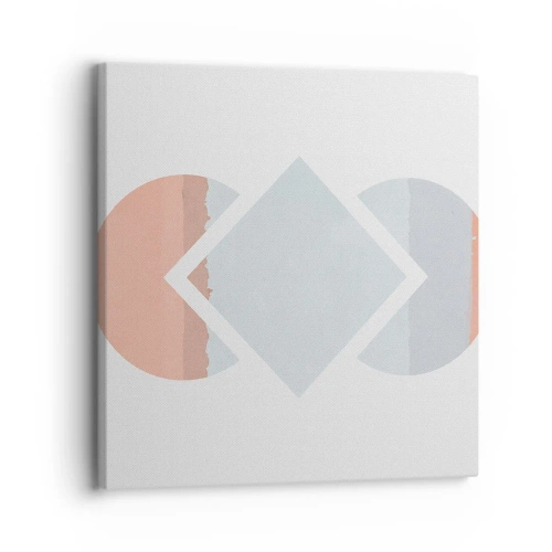 Quadro em tela - A situação é clara - 30x30 cm