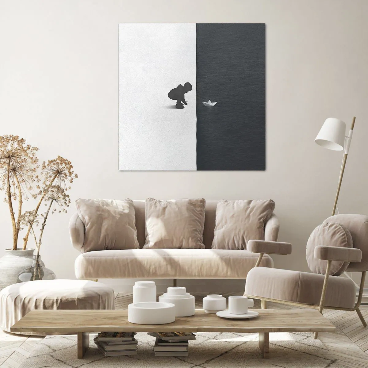 Quadro em tela - Grande expedição - 30x30 cm