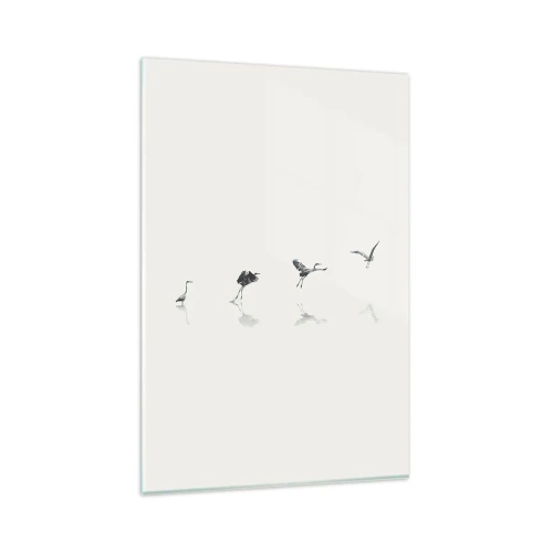 Quadro em vidro - Quatro passos simples - 80x120 cm