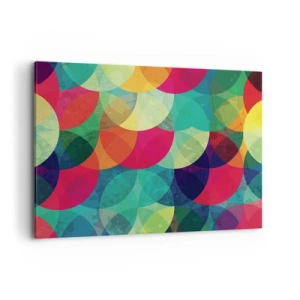 Quadro em tela - Ascensão às cores - 100x70 cm