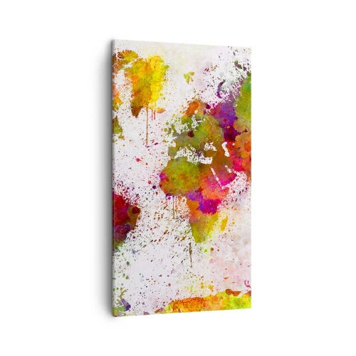 Quadro em tela - De algum modo, resultou assim - 45x80 cm