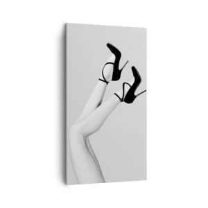 Quadro em tela - De cabeça para baixo - 45x80 cm