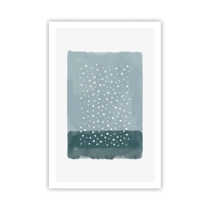 Pôster - Cultivado em azul - 61x91 cm